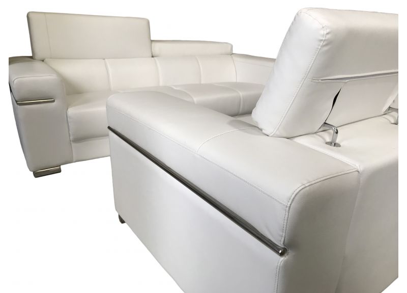 Anastasia Leather 2 Seater Lounge Suite